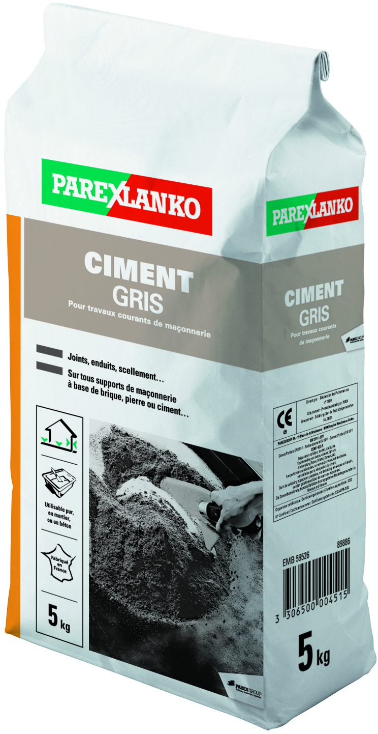 Ciment gris 5kg - PAREXLANKO